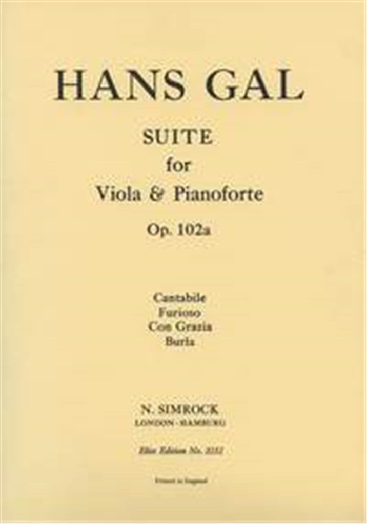 Suite in B Flat op. 102a